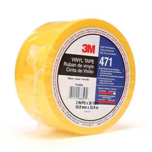 3M – 471 | Vinyl Tape | Yellow 2″ x 36 Yards