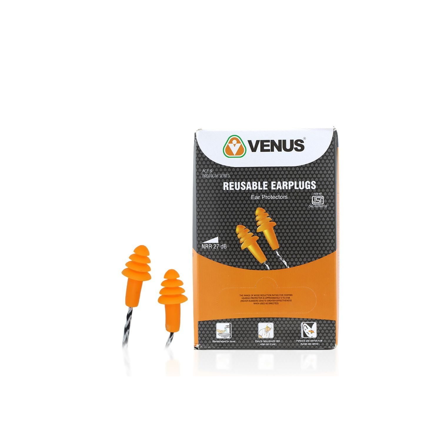 VENUS - N-303 Noise NPD -Reusable Earplugs & Earband | Pack Of 150 - Image 3