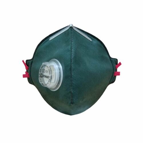 VENUS – V 414 SLOV – V | 14370 | Green Fold Flat Mask | Pack of 15