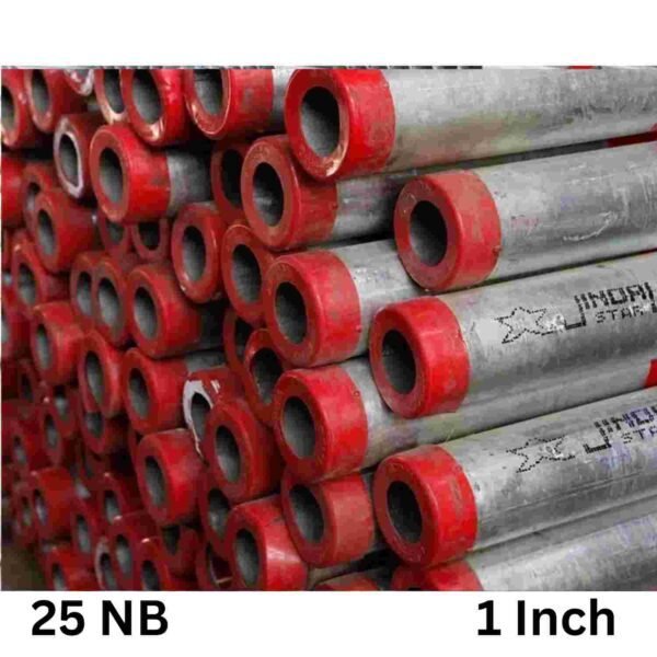 JINDAL - 25 NB | GI Round Pipe | Heavy Series | 1 Inch | C Class | Per Meter