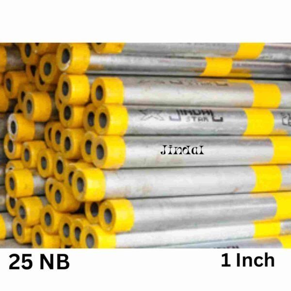 JINDAL - 25 NB | GI Round Pipe | Light Series | 0.75 Inch | A Class | Per Meter