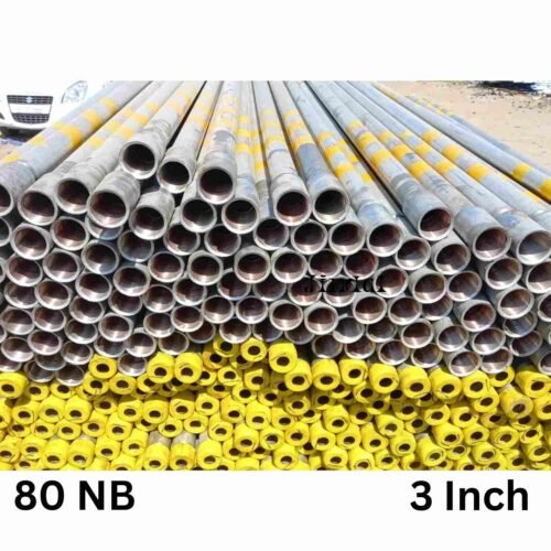 APOLLO- 80 NB | GI Round Pipe | Light Series | 3 Inch | A Class | Per Meter
