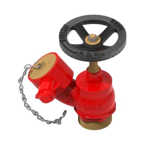 AAAG – G108-BS Oblique Landing Valve Wet Riser With Male Inlet