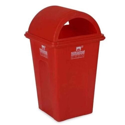 NILKAMAL – 100L Red Virgin Plastic Dustbin MODEL-RFLB100L1