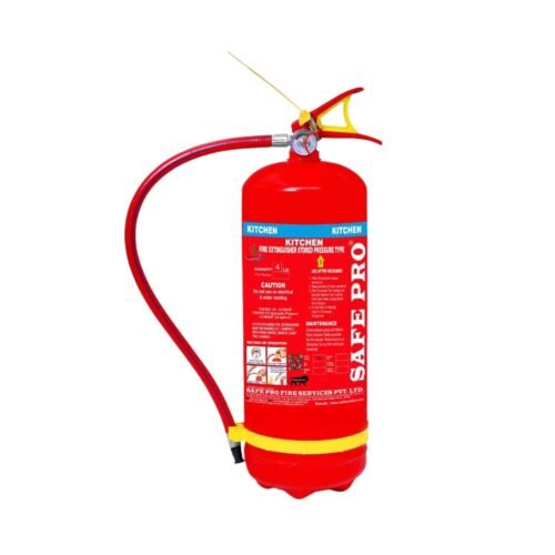 SAFEPRO – 4Ltr Kitchen Type Fire Extinguisher | MS Body