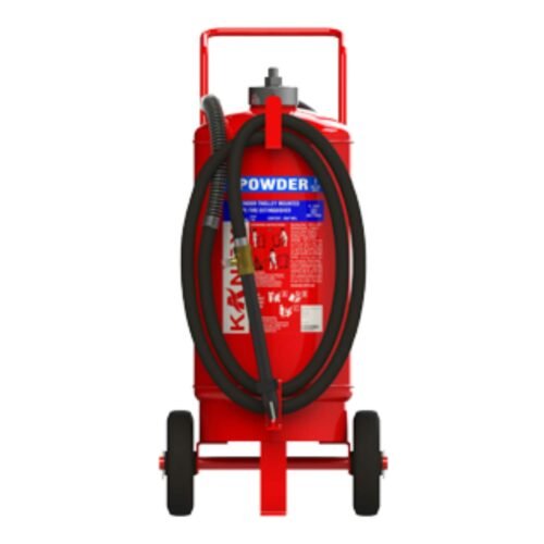 KANEX – 25 Kg DCP Fire Extinguisher | SBC Based Portable Cartridge Operated | Trolley Type