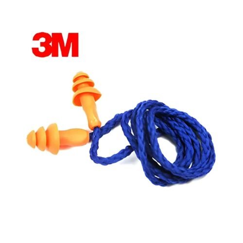 3M – 1270 | Corded Reusable Ear Plug with ISI Mark | Pack Of 10