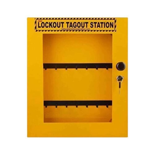 ASIANLOTO – Key & Padlock Station Lock Out Tag Out Box Cabinet Yellow