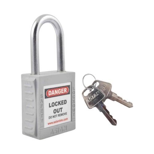 ASIANLOTO – OSHA Safety Padlock With Metallic Shackle | Different Key