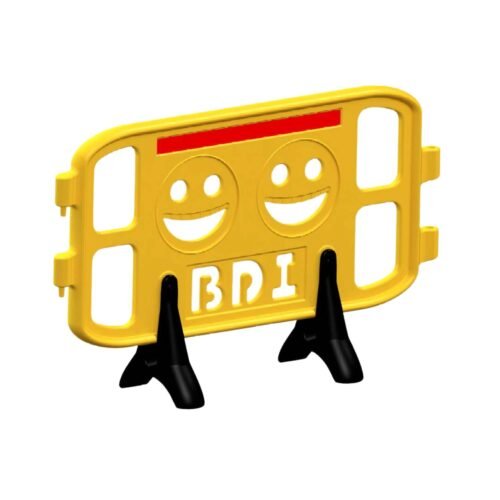 BDI – Model 2 | Smiley Fence Barricade | 2 Meter | Yellow