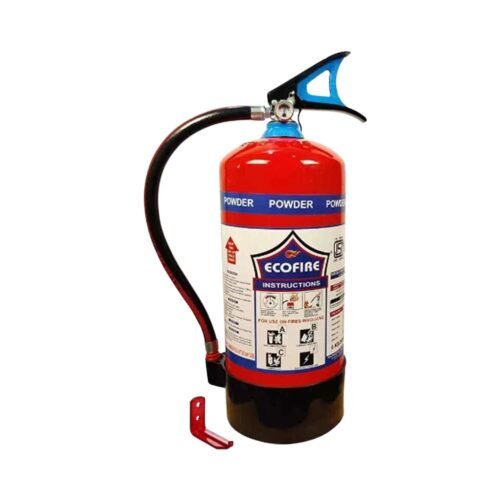 ECOFIRE – 6Kg ABC Powder Type Fire Extinguisher (Red and Black)