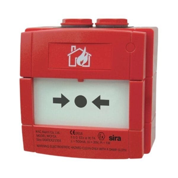 HOCHIKI - CCP-W-IS | Intrinsically Safe Weatherproof Call Point with Red Back Box