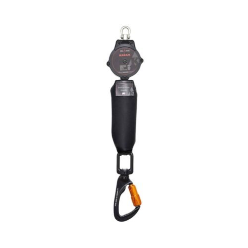 KARAM – MIC02 | Micron Block 2 Meter Aluminum Swivel Quarter Turn Locking Bulb Type Hook With Fall Indicator | Pack Of 1