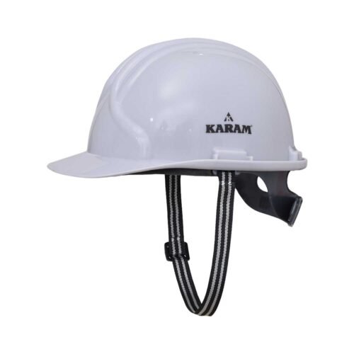 KARAM – PN561 | Safety Helmet with Protective Peak and Slider Type Adjustment | Pack Of 1