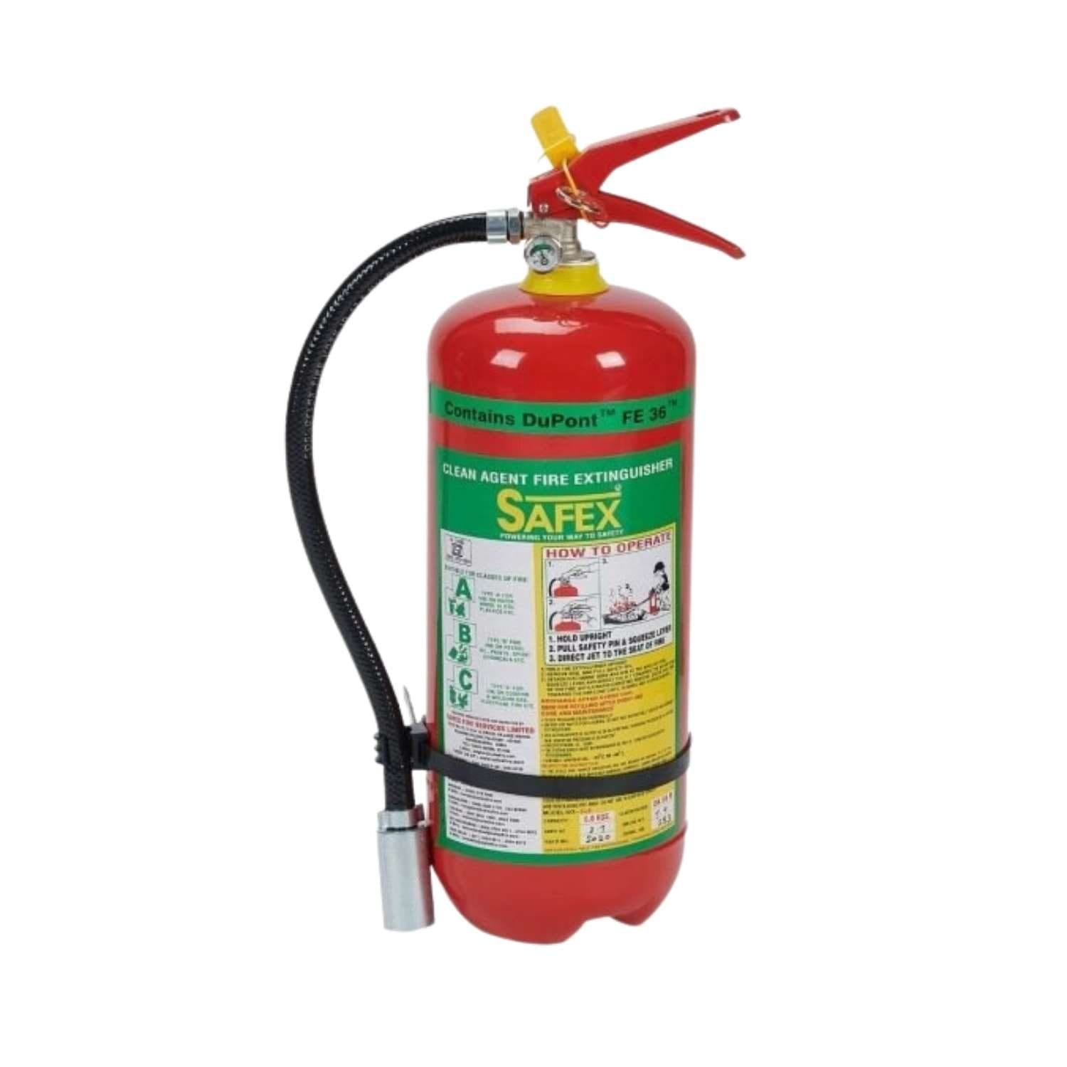SAFEX - 4Kg Clean Agent Fire Extinguisher