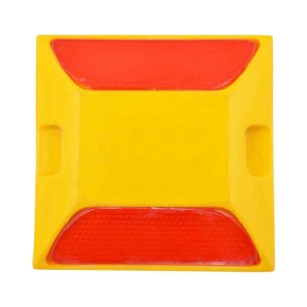 ASIANLOTO - Plastic Reflective Road Safety Stud | 10x10x2 cm - Image 2