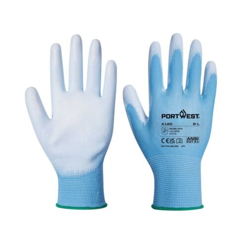 PORTWEST – A120 | Polyurethane Palm Gloves | Blue