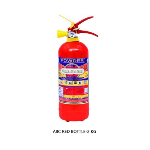 REDBOTTLE – 2Kg ABC Dry Powder Fire Extinguisher