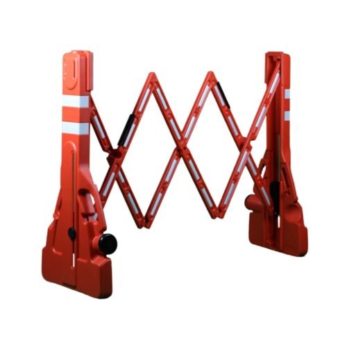H2 – 1×2.5mtr | Red Plastic Expandable Barrier | Water Filled Heavy Duty | H2EB-2