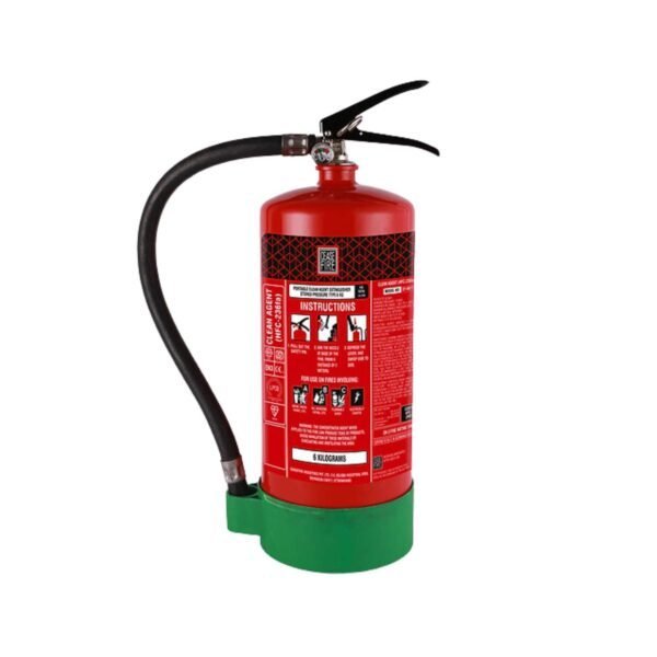 Ceasefire 6kg HFC 236fa Clean Agent Fire Extinguisher