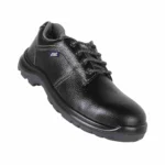 Allen Cooper Low Ankle Leather Safety Shoes, Steel Toe (AC 1102, 1267, 1469 …) AC 1285, black, DD PU sole