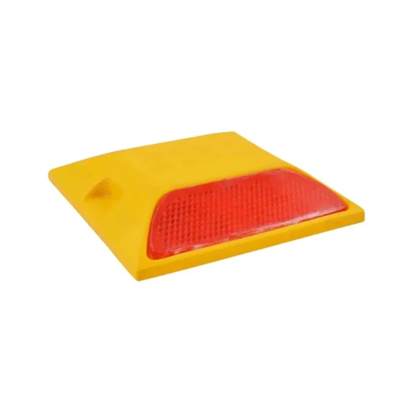 Asian Loto Reflective Road Stud, Yellow ABS, 10 x 10 cm