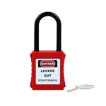 Asian Loto Lockout Safety Padlock (Steel, Nylon & Dielectric Shackle) Dielectric shackle 1 padlock