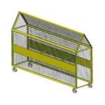 BDI Metal Barricade for Crowd Control (Mojo, Steel) Steel metal barricade