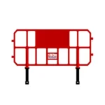 BDI Plastic Safety Fence Barricade, 2 m (Fence, Wheels, Smiley, 3 and 5 Piece) Safety fence Red