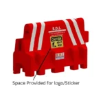 BDI Water Filled Road Barricade, 1.5 m and 2 m (Red, Yellow) Model 1, 2 m Red