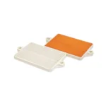 Dark Eye Road Reflector for Guardrails, Barriers & Posts DA-974, rectangle with lugs