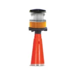 Dark Eye Solar Blinker & Warning Light for Cones and Barricades DA-813-SB solar blinker on cone