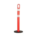 Dark Eye Spring Post & Guide Post, Flexible Traffic Bollard DA-824 loop top guide post, rubber base