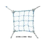 Garware Construction Safety Net, 100 mm Mesh with Debris Net (10 x 3 m & 10 x 5 m) 10 x 3 m Blue