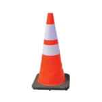 H2 Flexible Traffic Cone with Rubber Base, 750 & 950 mm 750 mm, 3.5 kg, rubber base (H2HFLEX750)