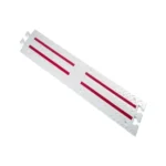 H2 Rumble Strip, Rubber & Plastic (15 & 25 mm) H2RS15-1, plastic, 500 x 200 x 15 mm, white / red