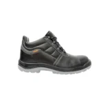 Hillson Steel Toe Leather Safety Shoes, Low Ankle (Argo, Base, Samurai, Nucleus, Panther …) Mirage, black, steel mid plate