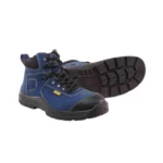 Jama Suede & Nubuck Safety Shoes (Kingston, Olympia, Portland, Denver, Sunnyvale) Denver, blue nubuck, high ankle