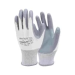 Karam Coated Work Gloves, Latex, PU and Nitrile (Pack of 12 Pairs) HS31, grey nitrile coated
