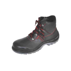 Karam High Ankle Leather Safety Shoes (FS21BL, FS152) FS21BL workman, black