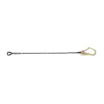Karam Rope Restraint Lanyard (Twisted and Kernmantle Rope) Kernmantle rope, 11 mm Loop + scaffold hook