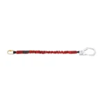 Karam Webbing Restraint Lanyard, 44 mm (Fixed and Expandable) Expandable webbing, 1.5 to 2 m Karabiner + scaffold hook