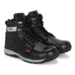 Kavacha Leather Safety Shoes with Foam Comfort TPR Sole (S205, S219 to S248) S219, black, high ankle