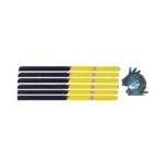 KT Automation Modular Speed Breaker (50 mm) and Rumble Strip (25 mm) Rumble strip, 25 mm, 500 x 125 mm, 6 m set