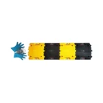 KT Automation Modular Speed Breaker (50 mm) and Rumble Strip (25 mm) Speed breaker, 50 mm, 1 m set (4 pieces)