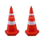 KT Automation Traffic Cone 750 mm and 1000 mm, Packs with Chain 750 mm 2 cones