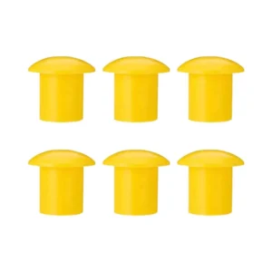 Kunplast Mushroom Rebar Safety Cap, Yellow, 8 to 16 mm (Pack of 350)