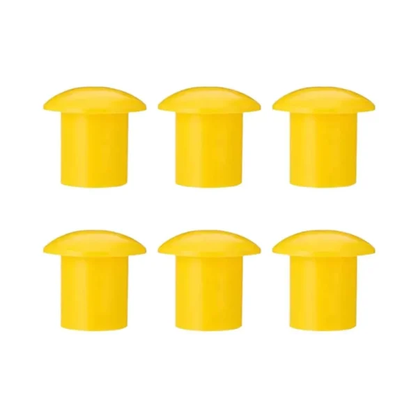 Kunplast Mushroom Rebar Safety Cap, Yellow, 8 to 16 mm (Pack of 350)
