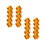 Kunplast Road Studs Reflectors 10 x 9 cm (White or Yellow, Packs of 5 to 50) Yellow body, high-reflective 20 studs