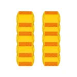 Kunplast Road Studs Reflectors 10 x 9 cm (White or Yellow, Packs of 5 to 50) Yellow body, industrial 10 studs